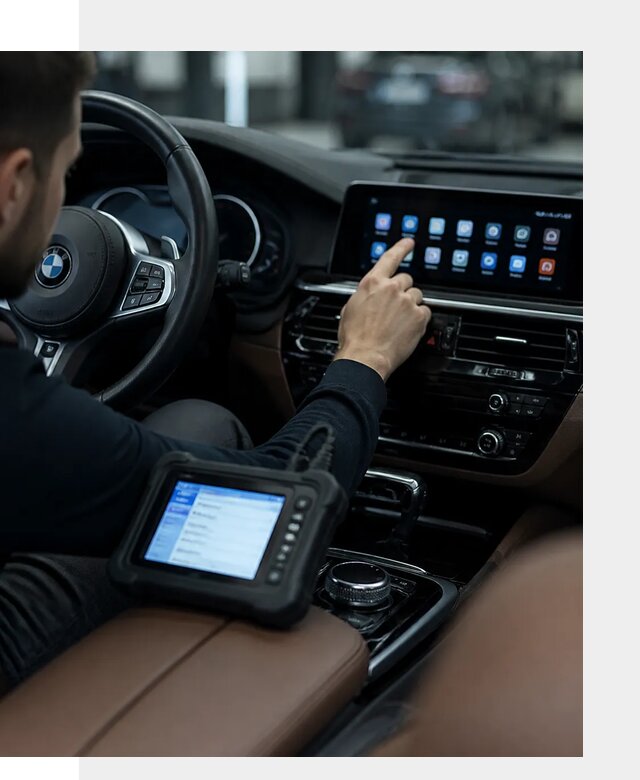 Установка приложений и мультимедиа сервисов BMW в Иркутске