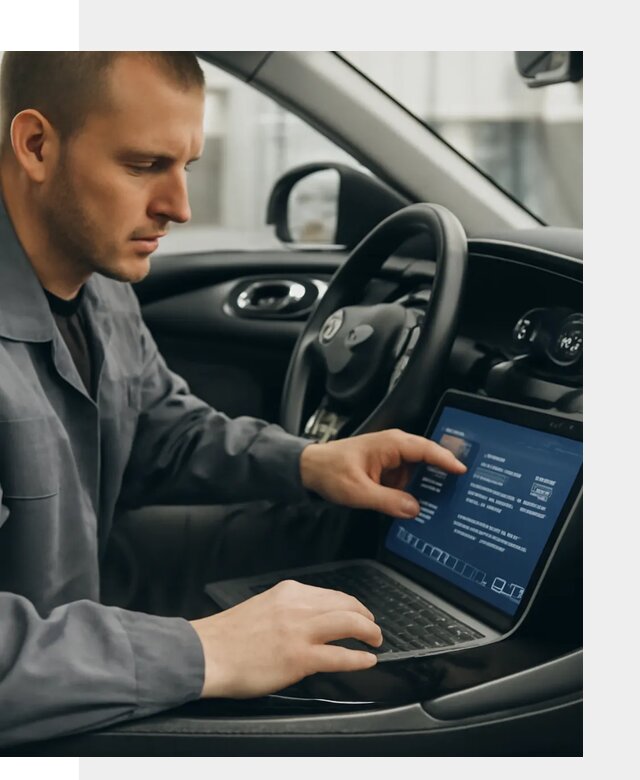 Русификация приборной панели автомобиля Lynk Co в Иркутске