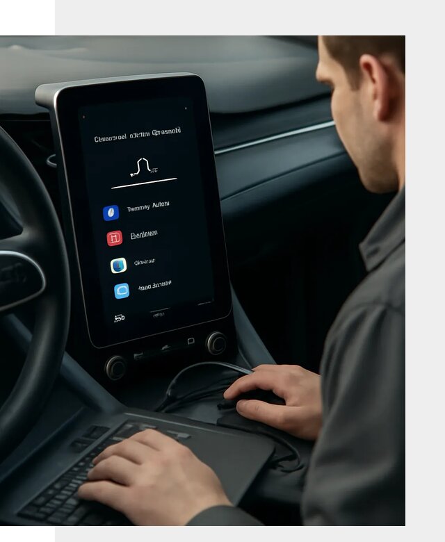 Установка приложений Lynk Co на автомобиль в Иркутске