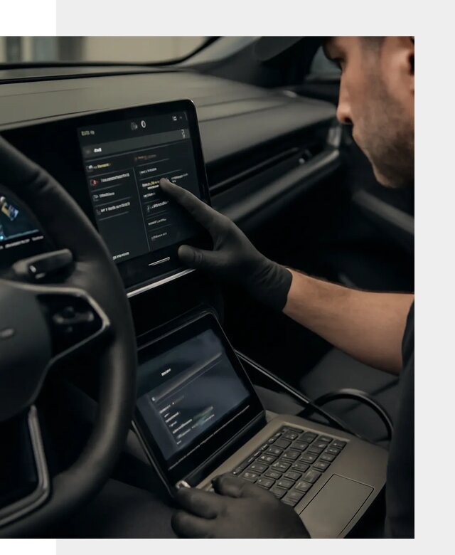 Русификация приборной панели Rising автомобиля в Иркутске